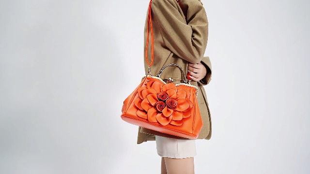 SUNROLAN Women's Handbags 3D Flower Seris Evening Bags PU Leather